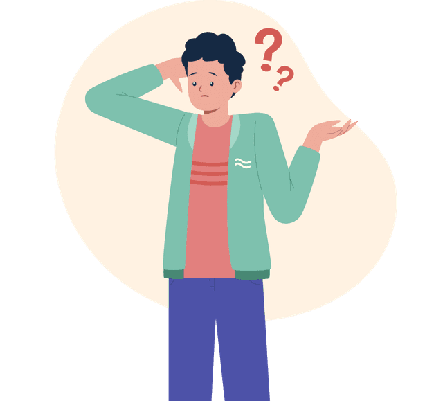 Person shrugging